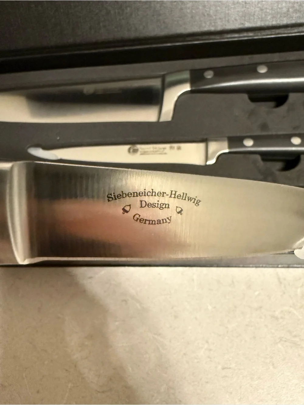 BNWT IZUMI ICHIAGO-3 pcs Chef knives Set w/Japanese steel & Tecaran